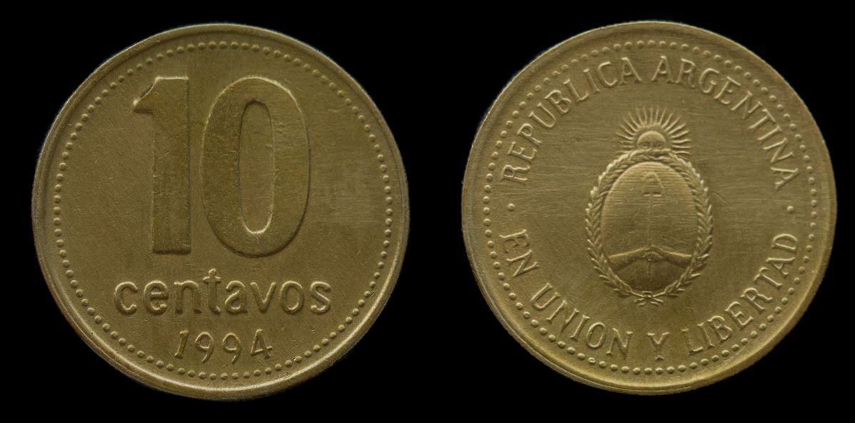 Moeda 10 centavos 1994