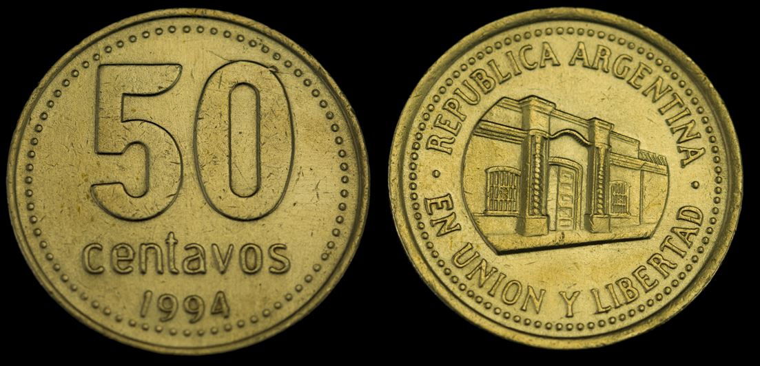 Moeda 50 centavos 1994