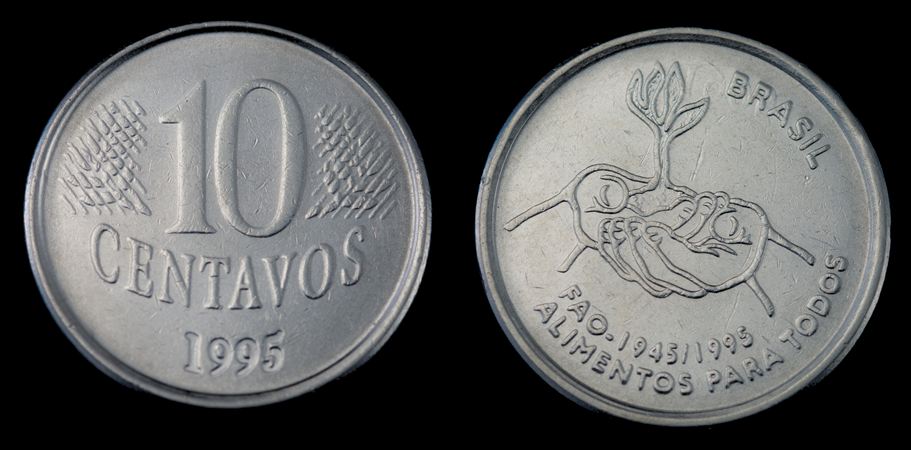 Moeda 10 Centavos 1995 - FAO