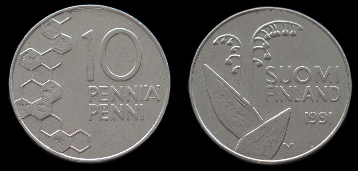 Moeda 10 Centavos de 1991