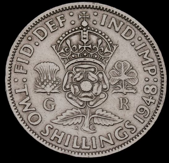 Moeda Two Shilling de 1948