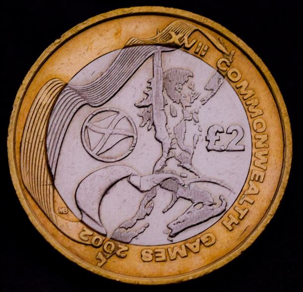 Moeda 2 Libras (Pounds) de 2002 - XVII Commonwealth Games - Escócia