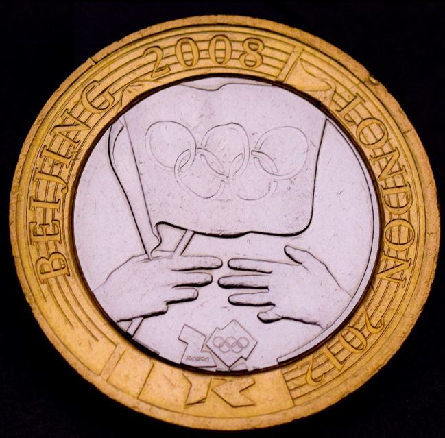 Moeda 2 Libras (Pounds) de 2008 - Olimpíadas Londres