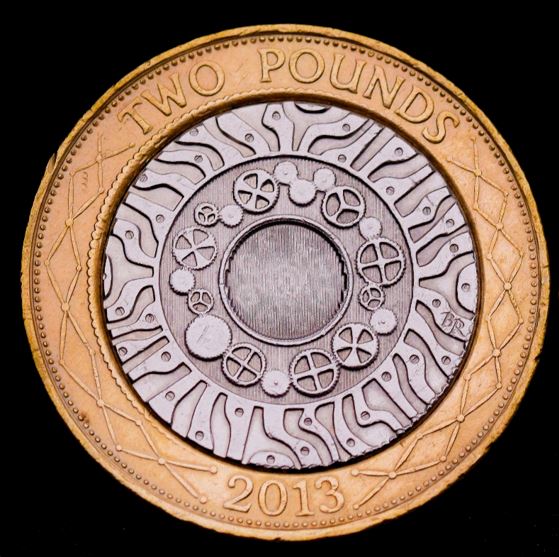 Moeda 2 Libras (Pounds) de 2013