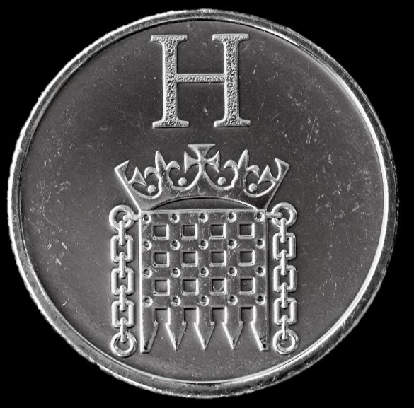 Moeda 10 Pence Série Alfabeto Letra H de 2018 - Houses of Parliament
