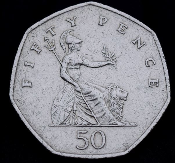 Moeda 50 Pence de 1997